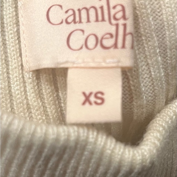 Camila Coelho ribbed cream Jumpsuit - Picture 3 of 3